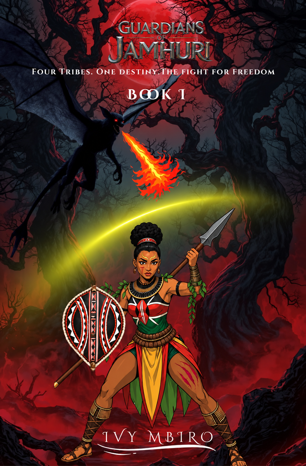 Cover of Guardians of Jamhuri, Book One, by Ivy Mbiro